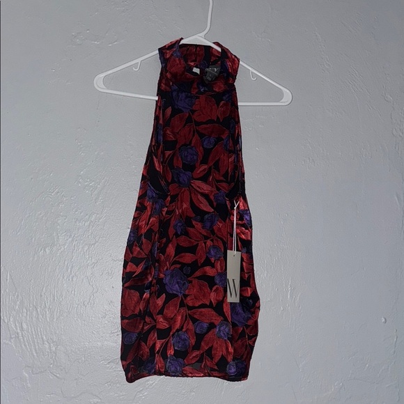 Worthington Asymmetrical Red and Purple Tank Top 132 - Picture 1 of 10